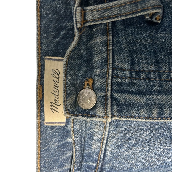 Madewell Balloon High Waisted Denim Jeans Cropped Sz 30 - Picture 8 of 15